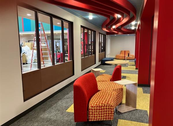 Tiger’s Lair provides informal learning space